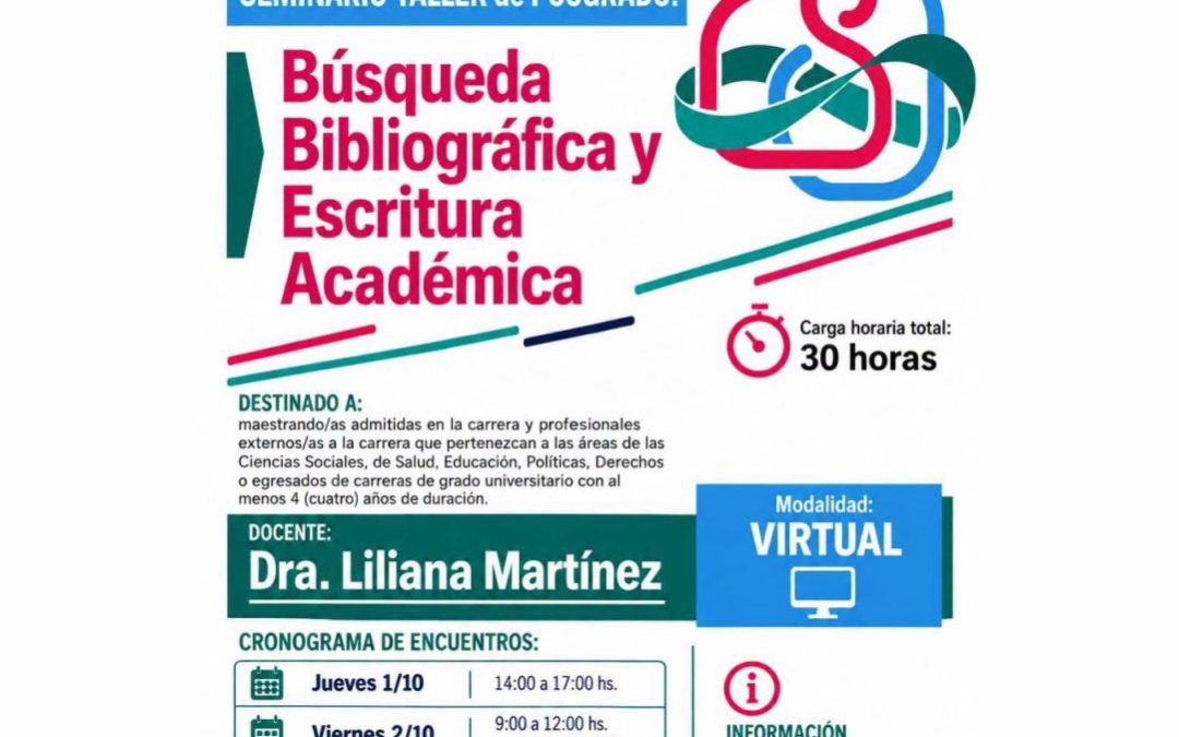 SEMINARIO TALLER DE POSGRADO