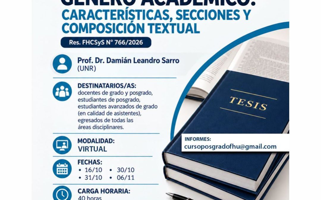 LA TESIS COMO GÉNERO ACADÉMICO