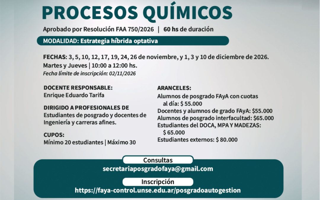 CURSO DE POSGRADO