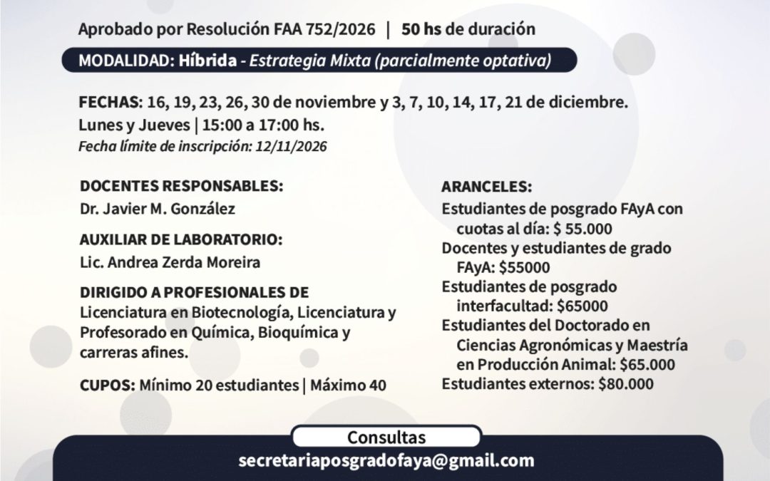 CURSO DE POSGRADO